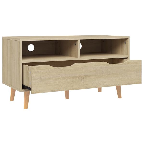 vidaXL Έπιπλο Τηλεόρασης Sonoma Δρυς 90x40x48,5 εκ. Επεξεργασμένο Ξύλο