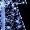 vidaXL Χριστουγεννιάτικο Δέντρο με 100 LED Ψυχρό Λευκό 120 cm Ακρυλικό