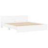 vidaXL &Kappa;&rho;&epsilon;&beta;ά&tau;&iota; &mu;&epsilon; &Kappa;&epsilon;&phi;&alpha;&lambda;ά&rho;&iota; &Lambda;&epsilon;&upsilon;&kappa;ό 193 x 203 cm &Epsilon;&pi;&epsilon;&xi;&epsilon;&rho;&gamma;&alpha;&sigma;&mu;έ&nu;&omicron; &xi;ύ&lambda;&omicron;