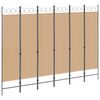 vidaXL &Delta;&iota;&alpha;&chi;&omega;&rho;&iota;&sigma;&tau;&iota;&kappa;ό &Delta;&omega;&mu;&alpha;&tau;ί&omicron;&upsilon; 6-&Pi;ά&nu;&epsilon;&lambda; &Mu;&pi;&epsilon;&zeta; 240 x 180 cm Ύ&phi;&alpha;&sigma;&mu;&alpha;