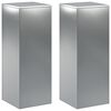vidaXL &Beta;ά&sigma;&eta; &phi;&upsilon;&tau;ώ&nu; 2 pcs &Alpha;&sigma;&eta;&mu;ί 30 x 30 x 80 cm &Alpha;&nu;&omicron;&xi;&epsilon;ί&delta;&omega;&tau;&omicron; &Alpha;&tau;&sigma;ά&lambda;&iota;