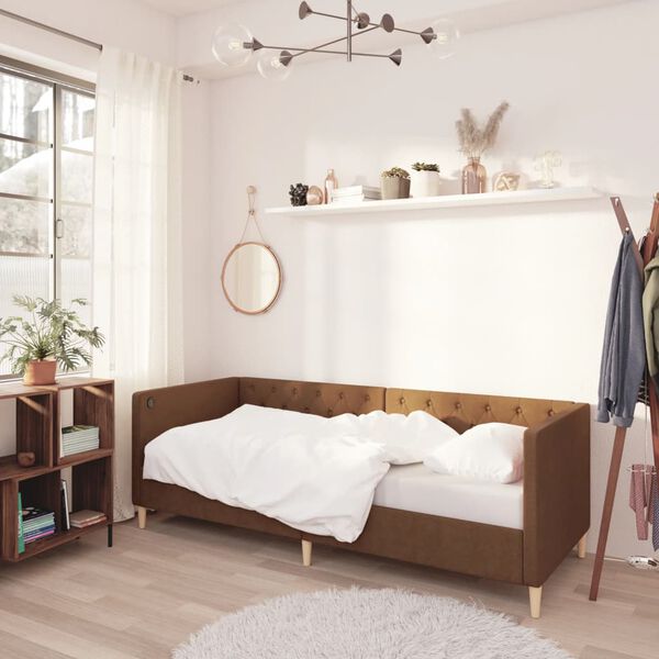 vidaXL &Kappa;&alpha;&nu;&alpha;&pi;έ&sigmaf; &Kappa;&rho;&epsilon;&beta;ά&tau;&iota; &mu;&epsilon; Έ&xi;&omicron;&delta;&omicron; USB &Kappa;&alpha;&phi;έ 90 x 200 &epsilon;&kappa;. &Upsilon;&phi;&alpha;&sigma;&mu;ά&tau;&iota;&nu;&omicron;&sigmaf;