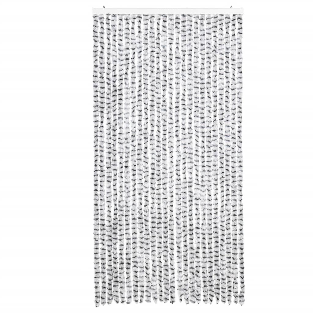 vidaXL Σήτα Εντόμων Ανοιχτό Γκρι / Σκούρο Γκρι 100 x 230 εκ. από Σενίλ
