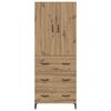 vidaXL Highboard Artisan Oak 69,5 x 34 x 180 &epsilon;&kappa;. &Epsilon;&pi;&epsilon;&xi;&epsilon;&rho;&gamma;&alpha;&sigma;&mu;έ&nu;&omicron; &xi;ύ&lambda;&omicron;