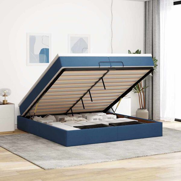 vidaXL &Omicron;&theta;&omega;&mu;&alpha;&nu;&iota;&kappa;ό &kappa;&rho;&epsilon;&beta;ά&tau;&iota; &mu;&epsilon; &sigma;&tau;&rho;ώ&mu;&alpha;&tau;&alpha; &mu;&pi;&lambda;&epsilon; 200x200cm ύ&phi;&alpha;&sigma;&mu;&alpha;