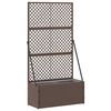 vidaXL &Gamma;&lambda;ά&sigma;&tau;&rho;&alpha; &mu;&epsilon; &pi;έ&rho;&gamma;&kappa;&omicron;&lambda;&alpha; &kappa;ή&pi;&omicron;&upsilon; &Kappa;&alpha;&phi;έ 70 x 30 x 135 cm &Mu;έ&tau;&alpha;&lambda;&lambda;&omicron;