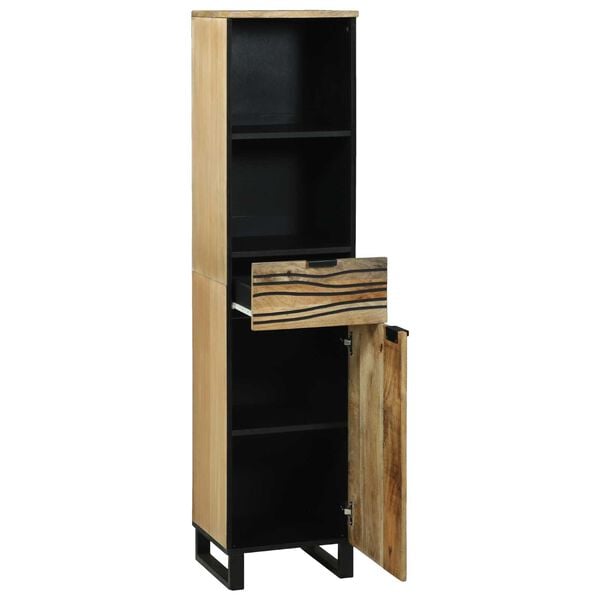 vidaXL Έπιπλο μπάνιου 38x33.5x160 cm από σταχτόξυλο