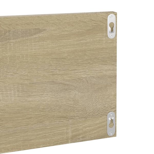 vidaXL Ραφιέρες Τοίχου 2 τεμ. Sonoma Δρυς 80 x 11,5 x 18εκ Μοριοσανίδα