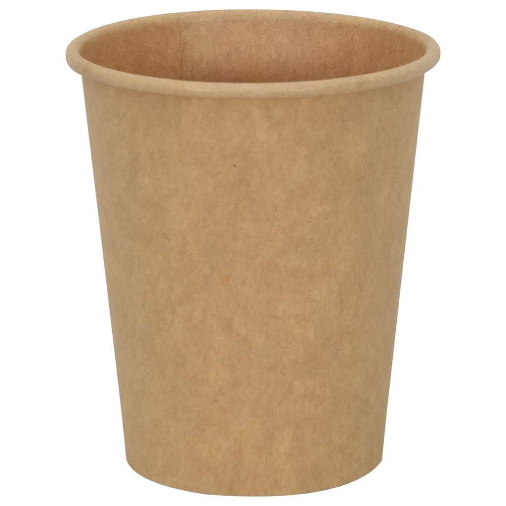 vidaXL Χάρτινα κύπελλα καφέ 1000 τεμάχια 8oz 200ml καφέ
