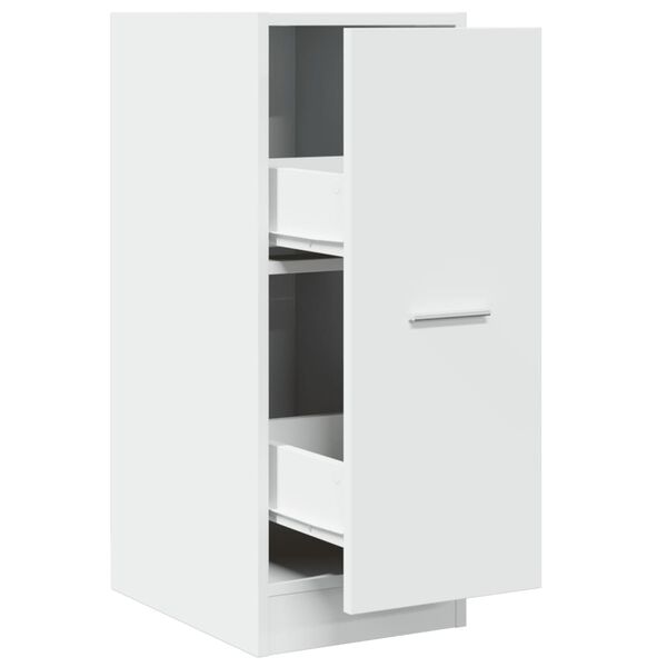 vidaXL Συρταριέρα Γενικής Χρήσης Λευκή 30x41x77,5 εκ. Επεξ. Ξύλο