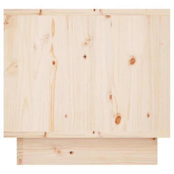 vidaXL Κομοδίνα 2 τεμ. 35 x 34 x 32 εκ. από Μασίφ Ξύλο Πεύκου