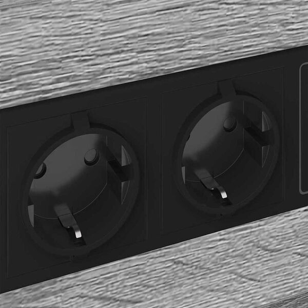 vidaXL Κομοδίνο 2 pcs Γκρι sonoma 40 x 31 x 60 εκ. Επεξεργασμένο ξύλο