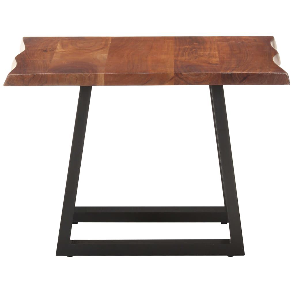 vidaXL Τραπεζάκι Σαλονιού Live Edge 60x60x40 εκ. Μασίφ Ξύλο Ακακίας