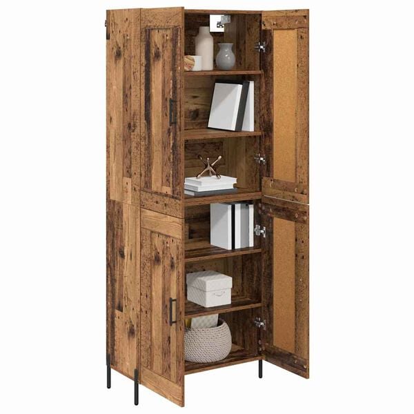 vidaXL Highboard 2 pcs &Pi;&alpha;&lambda;&iota;ό &Xi;ύ&lambda;&omicron; &Epsilon;&pi;&epsilon;&xi;&epsilon;&rho;&gamma;&alpha;&sigma;&mu;έ&nu;&omicron; &xi;ύ&lambda;&omicron;