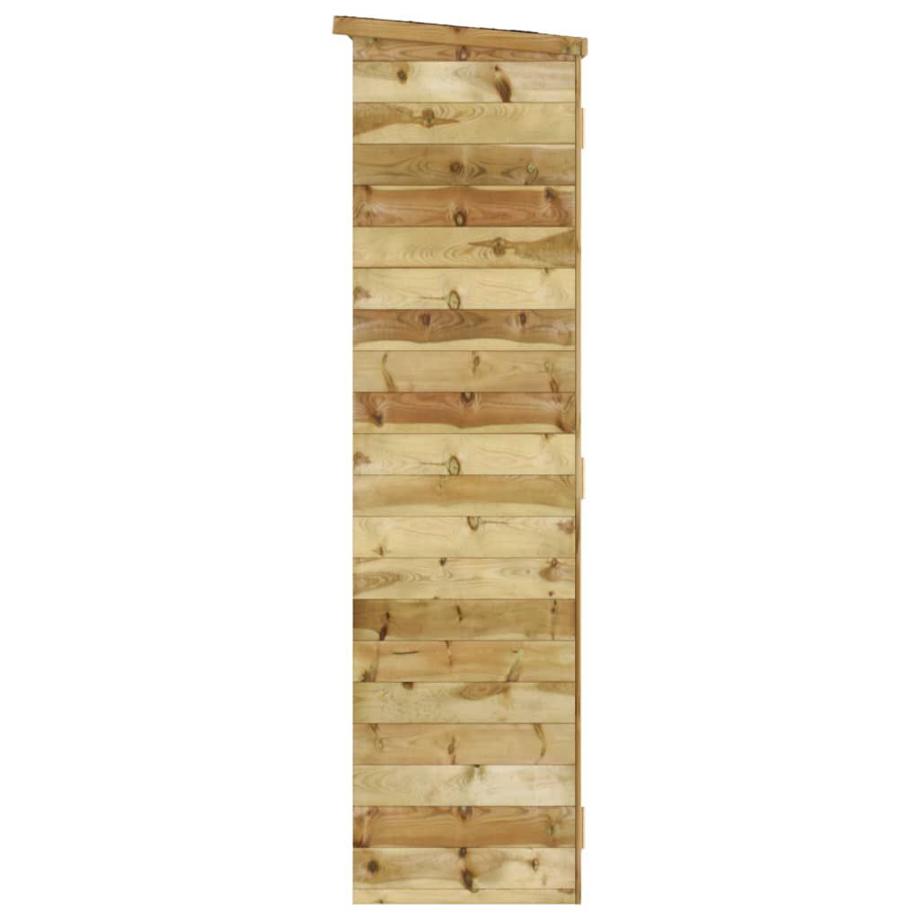 vidaXL Αποθήκη Εργαλείων Κήπου 123x45x171 εκ. Εμποτισμένο Μασίφ Πεύκο