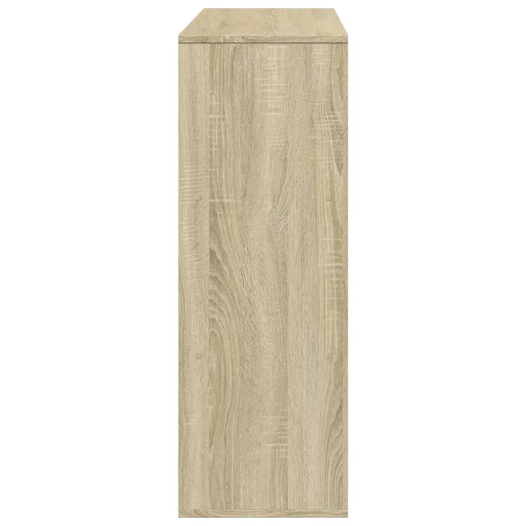 vidaXL Βιβλιοθήκη/Διαχωριστικό Χώρου Δρυς 100x33x94,5 εκ. Επεξ. Ξύλο