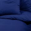 vidaXL Σετ Παπλωματοθήκης Ναυτικό Μπλε 200 x 220 εκ. Βαμβακερό