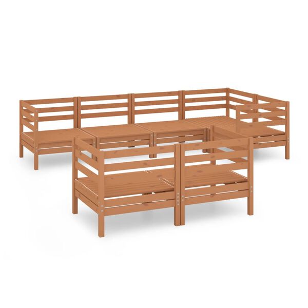 vidaXL &Sigma;&alpha;&lambda;ό&nu;&iota; &Kappa;ή&pi;&omicron;&upsilon; &Sigma;&epsilon;&tau; 7 &Tau;&epsilon;&mu;&alpha;&chi;ί&omega;&nu; &Kappa;&alpha;&phi;έ &Mu;&epsilon;&lambda;ί &alpha;&pi;ό &Mu;&alpha;&sigma;ί&phi; &Xi;ύ&lambda;&omicron; &Pi;&epsilon;ύ&kappa;&omicron;&upsilon;