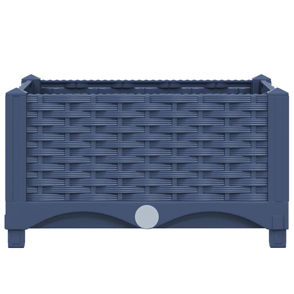 vidaXL Ζαρντινιέρα 40 x 40 x 23 εκ. από Πολυπροπυλένιο