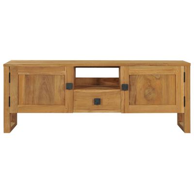 vidaXL Έπιπλο Τηλεόρασης 120 x 32 x 45 εκ. από Μασίφ Ξύλο Teak