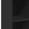 vidaXL Ντουλάπι Μαύρο 40x41x124 εκ. από Επεξεργασμένο Ξύλο