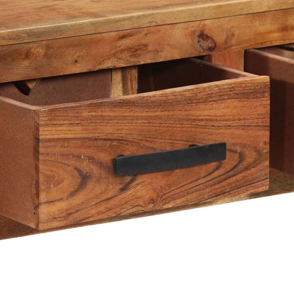 vidaXL Μπουφές με 3 Συρτάρια 110x30x80 εκ. από Μασίφ Ξύλο Ακακίας