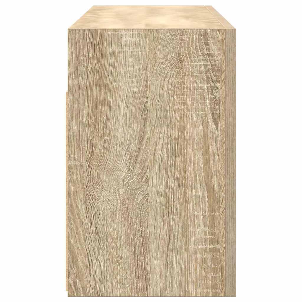 vidaXL Ντουλάπι τοίχου μπάνιου Sonoma Oak 80x25x40 cm