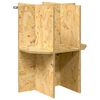 vidaXL &Beta;ά&sigma;&eta; Terrarium &mu;&epsilon; &rho;ά&phi;&iota; &Kappa;&alpha;&phi;έ 40 x 40 x 50 cm OSB