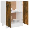vidaXL Ντουλάπι "Lyon" Καπνιστή Δρυς 60x46x81,5 εκ. από Τεχνητό Ξύλο