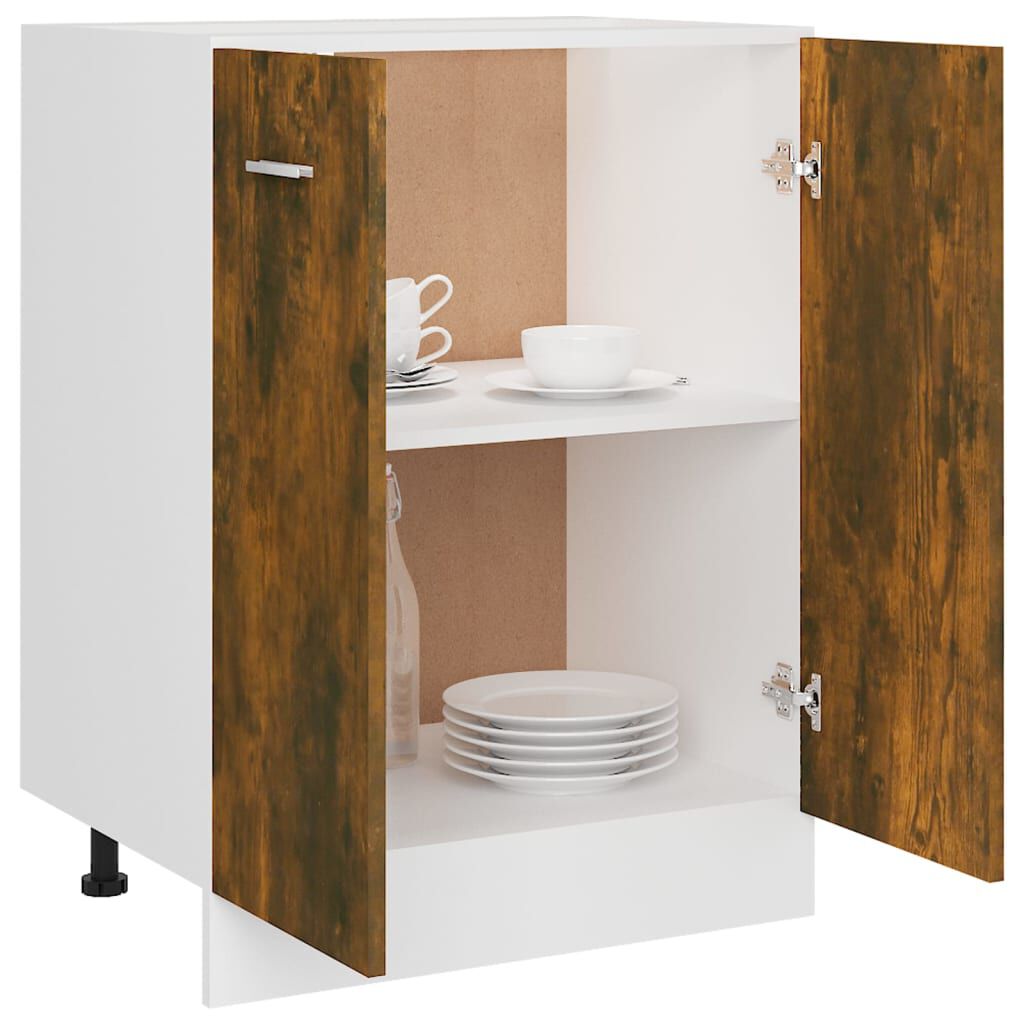 vidaXL Ντουλάπι Lyon Καπνιστή Δρυς 60x46x81,5εκ. Επεξεργασμένο Ξύλο