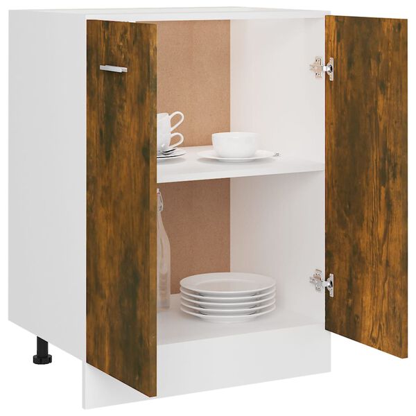 vidaXL Ντουλάπι Lyon Καπνιστή Δρυς 60x46x81,5εκ. Επεξεργασμένο Ξύλο