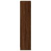 vidaXL Βιβλιοθήκη με 3 Ράφια Καφέ Δρυς 40x24x109 εκ. Επεξεργ. Ξύλο
