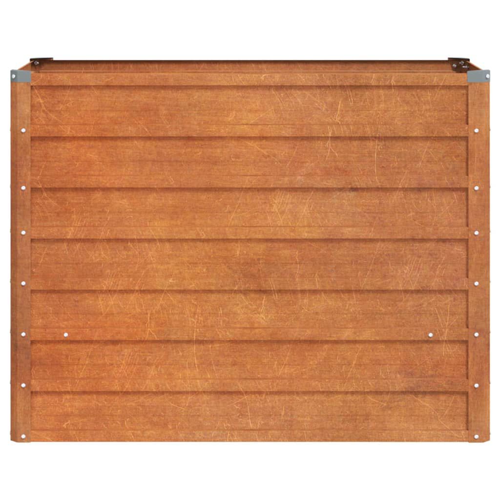 vidaXL Ζαρντινιέρα Σκουριασμένο 100x40x77 εκ. Ατσάλι Σκληρυθέν Αέρα