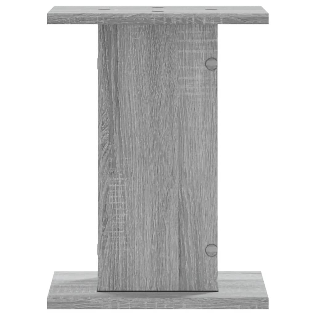 vidaXL Βάσεις Φυτών 2 Τεμ. Γκρι Sonoma 30x30x40 εκ. Επεξεργασμένο Ξύλο