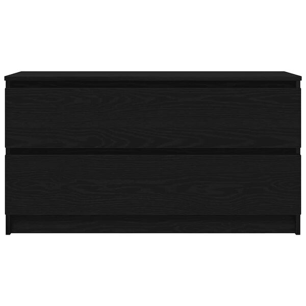 vidaXL Έπιπλο Τηλεόρασης Μαύρο 100x35x54 εκ. Επεξ. Επεξεργασμένο Ξύλο