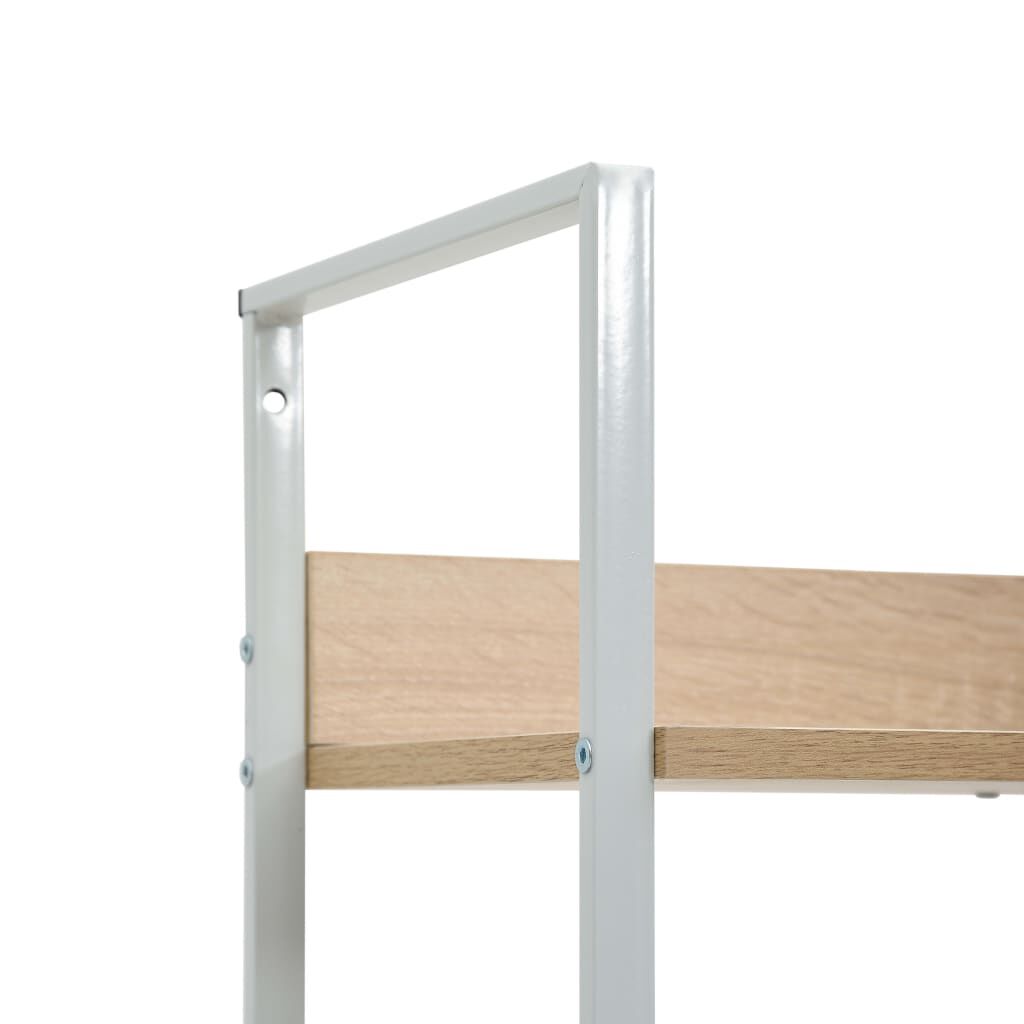 vidaXL Ραφιέρα 4 Επιπέδων Δρυς 60x27,6x124,5 εκ. Επεξεργασμένο Ξύλο