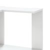vidaXL Βιβλιοθήκη Γωνιακή 5 Επ. Λευκή 50x50x179εκ Επεξ. Ξύλο