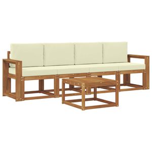 vidaXL &Sigma;&epsilon;&iota;&rho;ά &Kappa;&alpha;&nu;&alpha;&pi;έ &Epsilon;&xi;&omega;&tau;&epsilon;&rho;&iota;&kappa;&omicron;ύ &mu;&epsilon; &mu;&alpha;&xi;&iota;&lambda;ά&rho;&iota; 5 pcs &Phi;&upsilon;&sigma;&iota;&kappa;ό &kappa;&alpha;&iota; &Kappa;&rho;έ&mu;&alpha;