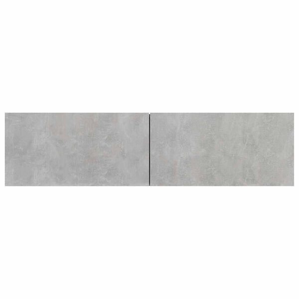 vidaXL Έπιπλο Τηλεόρασης Γκρι Σκυροδέματος 120x30x30εκ. από Επεξ. Ξύλο