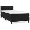 vidaXL &Kappa;&rho;&epsilon;&beta;ά&tau;&iota; Boxspring &mu;&epsilon; &Sigma;&tau;&rho;ώ&mu;&alpha; &Mu;&alpha;ύ&rho;&omicron; 100x200 &epsilon;&kappa;. &Beta;&epsilon;&lambda;&omicron;ύ&delta;&iota;&nu;&omicron;