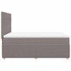 vidaXL &Kappa;&rho;&epsilon;&beta;ά&tau;&iota; Boxspring &mu;&epsilon; &Sigma;&tau;&rho;ώ&mu;&alpha; Taupe 160x200 &epsilon;&kappa;. &Upsilon;&phi;&alpha;&sigma;&mu;ά&tau;&iota;&nu;&omicron;