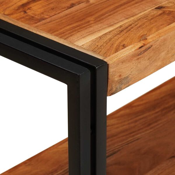 vidaXL Τραπέζι κονσόλας 160x33x75 εκ. Μασίφ χοντροκομμένο ακακία