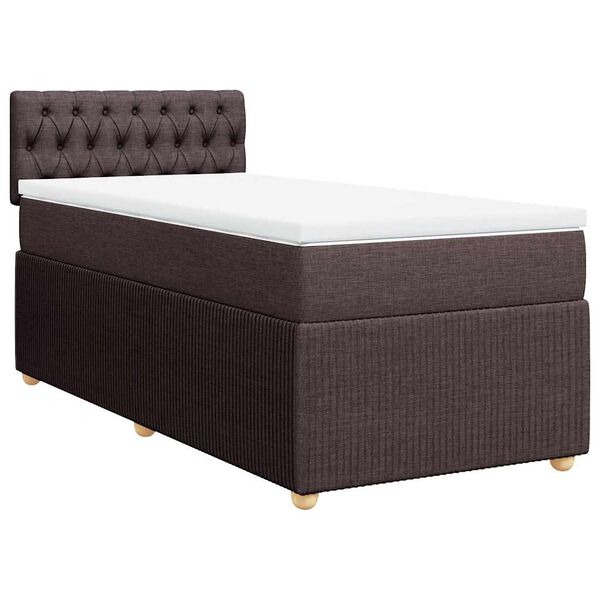 vidaXL &Kappa;&rho;&epsilon;&beta;ά&tau;&iota; Boxspring &mu;&epsilon; &Sigma;&tau;&rho;ώ&mu;&alpha; &Sigma;&kappa;&omicron;ύ&rho;&omicron; &Kappa;&alpha;&phi;έ 90x190 &epsilon;&kappa;. &Upsilon;&phi;&alpha;&sigma;&mu;ά&tau;&iota;&nu;&omicron;