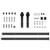 vidaXL Συρόμενη Πόρτα ORKDAL Καφέ 61 x 198.5 εκ. Μασίφ ξύλο πεύκου