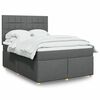 vidaXL &Kappa;&rho;&epsilon;&beta;ά&tau;&iota; Boxspring &mu;&epsilon; &Sigma;&tau;&rho;ώ&mu;&alpha; &Sigma;&kappa;&omicron;ύ&rho;&omicron; &Gamma;&kappa;&rho;&iota; 160x200 &epsilon;&kappa; &Upsilon;&phi;&alpha;&sigma;&mu;ά&tau;&iota;&nu;&omicron;