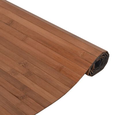 vidaXL Χαλί Ορθογώνιο Καφέ 70 x 200 εκ. Μπαμπού