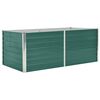 vidaXL Ζαρντινιέρα Ψηλή Πράσινη 160x80x45 εκ. Γαλβανισμένος Χάλυβας