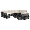 vidaXL &Sigma;&epsilon;&tau; &Kappa;&alpha;&nu;&alpha;&pi;έ &Kappa;ή&pi;&omicron;&upsilon; 13 pcs &Mu;&alpha;ύ&rho;&omicron; &kappa;&alpha;&iota; &Kappa;&rho;&epsilon;&mu; &Lambda;&epsilon;&upsilon;&kappa;ό &sigma;&upsilon;&nu;&theta;&epsilon;&tau;&iota;&kappa;ό &rho;&alpha;&tau;ά&nu;