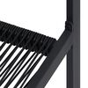 vidaXL Καρέκλες Kήπου 4 τεμ. Μαύρες από Ρατάν PVC