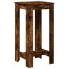 vidaXL Τραπέζι Μπαρ Καπνιστή Δρυς 51x50x103,5 εκ. Επεξ. Ξύλο